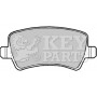 KBP1982 KEY PARTS Комплект гальмівних колодок дисковий гальм