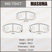 MS-7247 MASUMA Комплект гальмівних колодок
