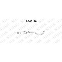 PG45128 VENEPORTE Середній глушник вихлопних газів