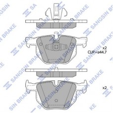 SP1696 Hi-Q Комплект гальмівних колодок дисковий гальм