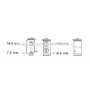 KA1268 AVA QUALITY COOLING Розширювальний клапан кондиціонера