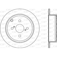 BDR2169.10 OPEN PARTS Гальмівний диск