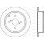 BDR2169.10 OPEN PARTS Гальмівний диск