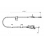 1 987 482 730 BOSCH Тросик, cтояночный тормоз