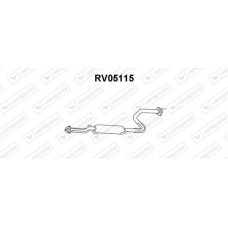 RV05115 VENEPORTE Середній глушник вихлопних газів