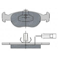 SP 291 PR SCT - MANNOL Комплект гальмівних колодок дисковий гальм