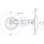 78BD4039-2 ICER Гальмівний диск