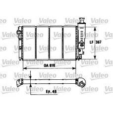 730953 VALEO Радіатор охолодження двигуна
