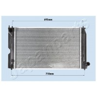 RDA153111 JAPANPARTS Радіатор охолодження двигуна