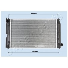 RDA153111 JAPANPARTS Радіатор охолодження двигуна