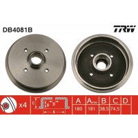 DB4081B TRW Гальмівний барабан