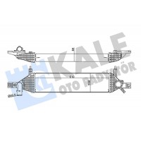 350930 KALE OTO RADYATÖR Интеркулер
