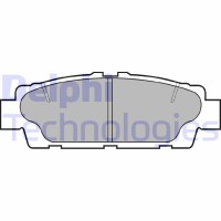 LP937 DELPHI Комплект гальмівних колодок дисковий гальм