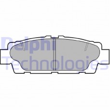 LP937 DELPHI Комплект гальмівних колодок дисковий гальм