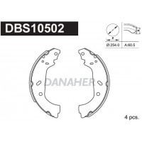 DBS10502 DANAHER Комплект гальмівних колодок