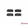 P 10 004 BREMBO Комплект гальмівних колодок дисковий гальм