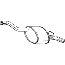 154-607 BOSAL Глушник вихлопних газів кінцевий