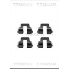 8105 231586 TRISCAN Комплектуючі колодки дискового гальма