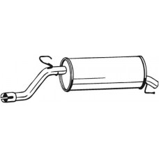 185-685 BOSAL Глушник вихлопних газів кінцевий