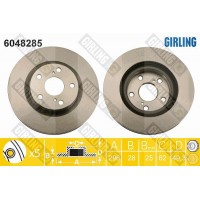 6048285 GIRLING Гальмівний диск