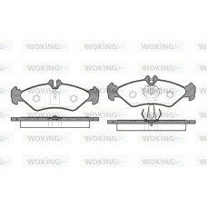 P4793.00 WOKING Комплект гальмівних колодок дисковий гальм