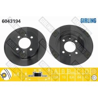 6043194 GIRLING Гальмівний диск