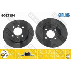 6043194 GIRLING Гальмівний диск