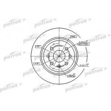 PBD2772 PATRON Гальмівний диск