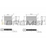 FC0166 BREMSI Фільтр повітря у внутрішньому просторі
