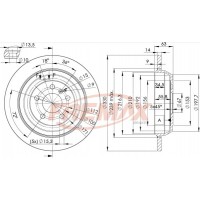 BD-3508 FREMAX Гальмівний диск