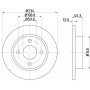 MDC740 MINTEX Гальмівний диск