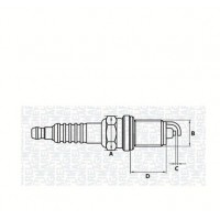 062000774304 MAGNETI MARELLI Свічка запалювання