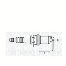 062000774304 MAGNETI MARELLI Свічка запалювання