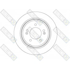 6079534 GIRLING Гальмівний диск