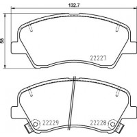 P 30 098 BREMBO Комплект гальмівних колодок дисковий гальм