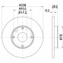 MDC633 MINTEX Гальмівний диск