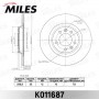 K011687 MILES Гальмівний диск