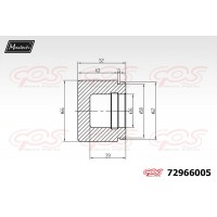 72966005 MAXTECH Поршень корпус скоби гальма