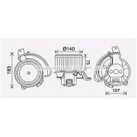 OL8689 AVA QUALITY COOLING Вентилятор салону