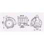 OL8689 AVA QUALITY COOLING Вентилятор салону