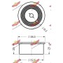 03.194 AUTOKIT Паразитный / Ведущий ролик, Зубчастий ремінь