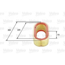 585647 VALEO Повітряний фільтр