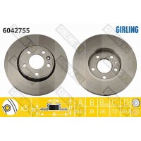 6042755 GIRLING Гальмівний диск