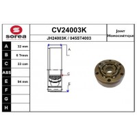 CV24003K EAI Шарнирный комплект, Привідний вал