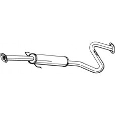 281-215 BOSAL Середній глушник вихлопних газів