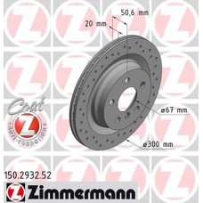 150.2932.52 ZIMMERMANN Гальмівний диск