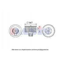 158114N AKS DASIS Вентилятор салону
