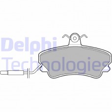 LP822 DELPHI КомплеК т гальмівних колодок, дискове гальмо