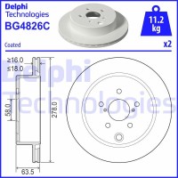 BG4826C DELPHI Гальмівний диск