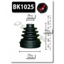 BK1025 SHAFTEC Комплект пыльника, Привідний вал